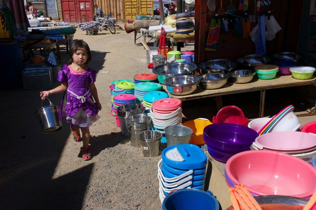 Local market Mongolia