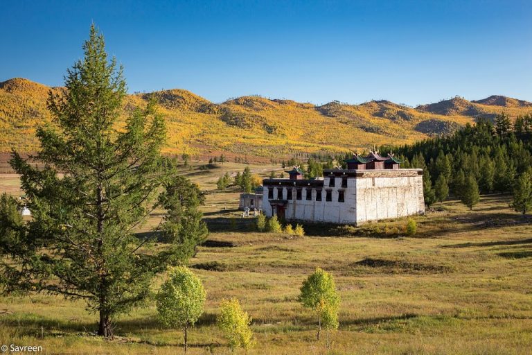 The remote Baldan Bereeven Khiid Monastery. It is a tough drive to get here so don't just come for an hour. Stay a day and make the most of the tranquillity.
