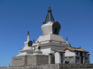 The Golden Stupa at Erdene Zuu Monastery, Kharkhorin, Mongolia