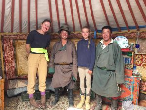 Family during one of our Mongolia family holidays