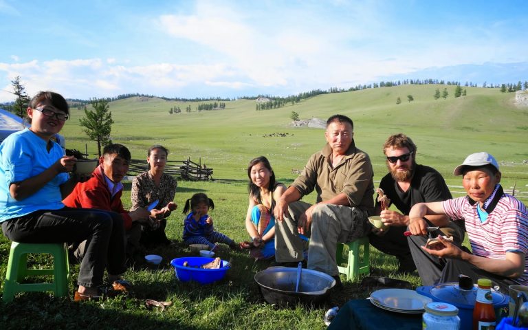 Mongolian barbecue celebration