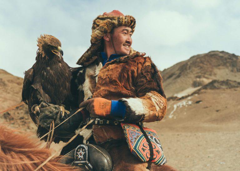 Mongol Kazakh eagle hunter