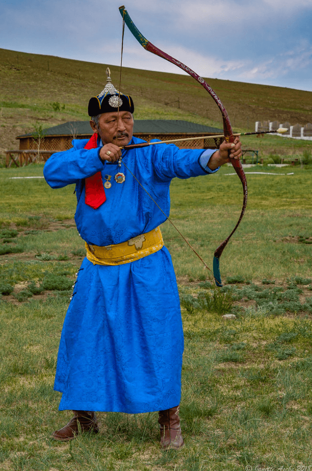 Batmonkh - master bow and arrow maker, Mongolia
