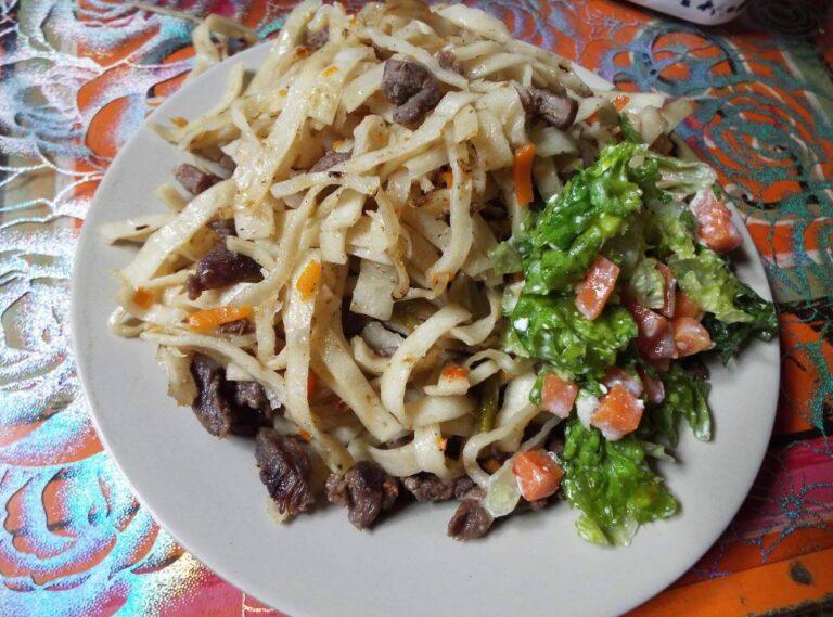 Tsuivan Mongolia's noodles