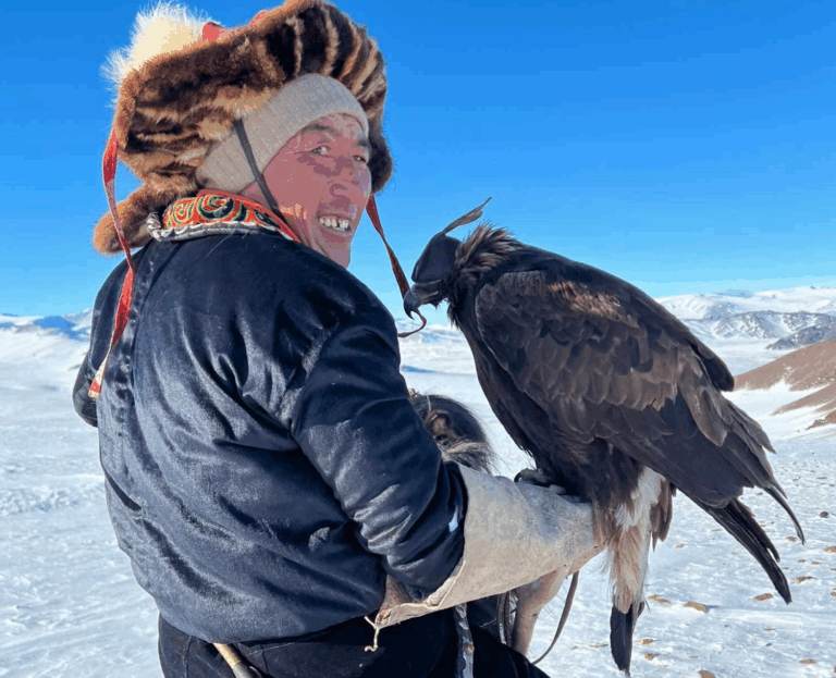 Ride with Kazakh eagle hunter Asker