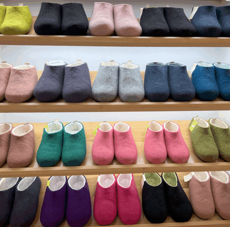 Felt slippers - Cultural shopping experience in Ulaanbaatar