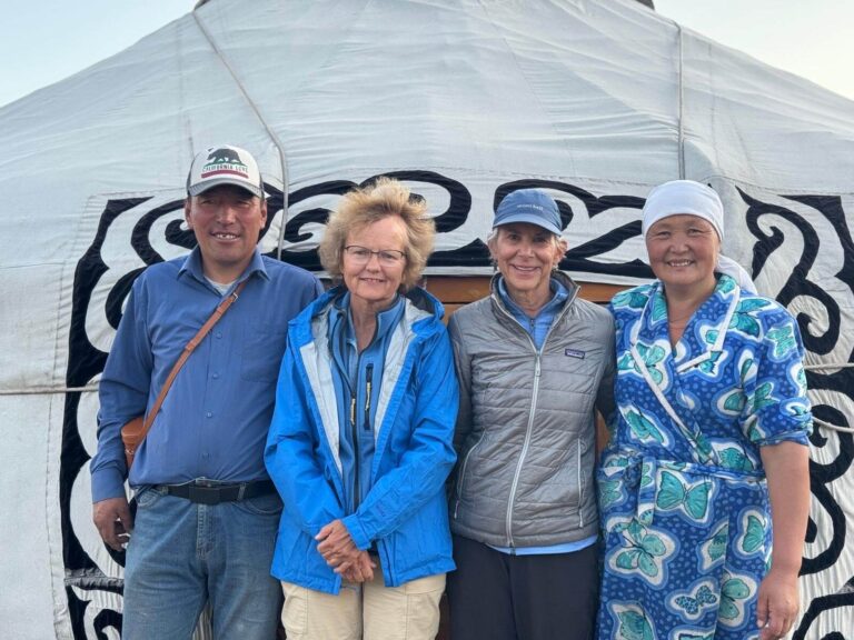 Homestay guests on Eternal Landscapes Mongolia trip